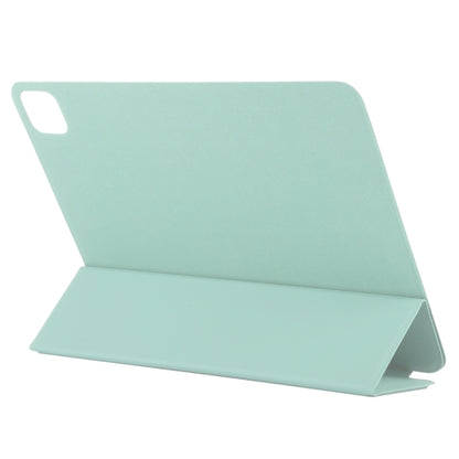 For iPad Pro 13 2024 Double-sided Clip Non-buckle Magnetic PU Smart Tablet Case(Light Green) - iPad Air 13 2025 / 2024 Cases by PMC Jewellery | Online Shopping South Africa | PMC Jewellery | Buy Now Pay Later Mobicred