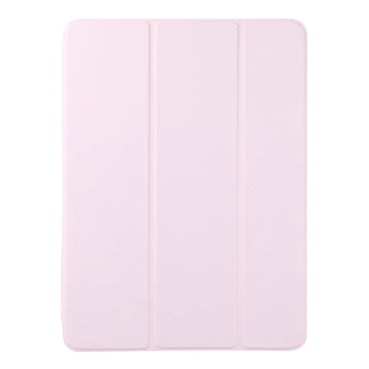 For iPad Pro 11 2024 Double-sided Clip Non-buckle Magnetic PU Smart Tablet Case(Pink) - iPad Pro 11 2024 Cases by PMC Jewellery | Online Shopping South Africa | PMC Jewellery | Buy Now Pay Later Mobicred