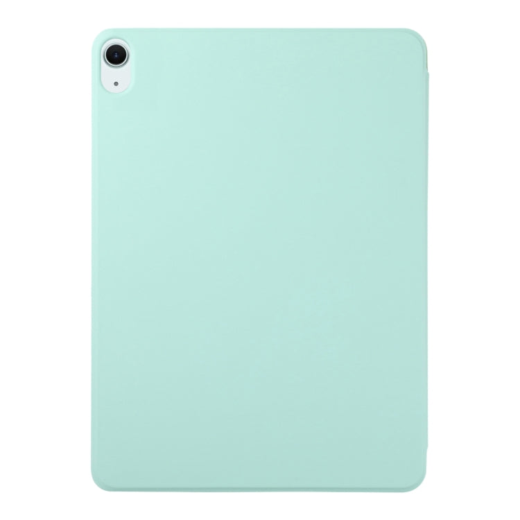 For iPad Air 11 2024 Double-sided Clip Non-buckle Magnetic PU Smart Tablet Case(Light Green) - iPad Air 11 2024 Cases by PMC Jewellery | Online Shopping South Africa | PMC Jewellery | Buy Now Pay Later Mobicred