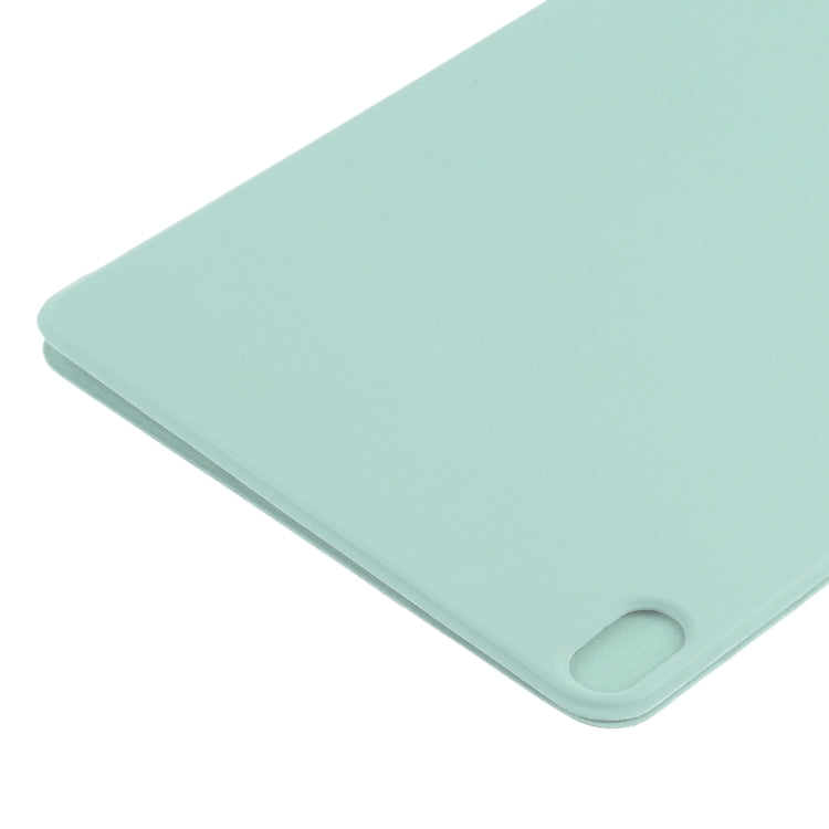 For iPad Air 11 2024 Double-sided Clip Non-buckle Magnetic PU Smart Tablet Case(Light Green) - iPad Air 11 2024 Cases by PMC Jewellery | Online Shopping South Africa | PMC Jewellery | Buy Now Pay Later Mobicred