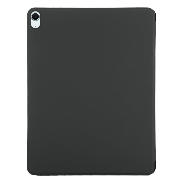 For iPad Air 11 2024 Double-sided Clip Fixed Buckle Magnetic PU Leather Smart Tablet Case(Black) - iPad Air 11 2024 Cases by PMC Jewellery | Online Shopping South Africa | PMC Jewellery | Buy Now Pay Later Mobicred