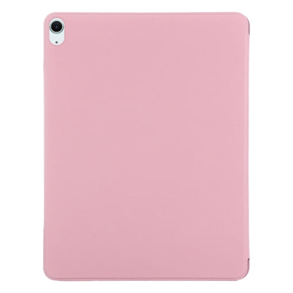 For iPad Air 11 2024 Double-sided Clip Fixed Buckle Magnetic PU Leather Smart Tablet Case(Light Pink) - iPad Air 11 2024 Cases by PMC Jewellery | Online Shopping South Africa | PMC Jewellery | Buy Now Pay Later Mobicred