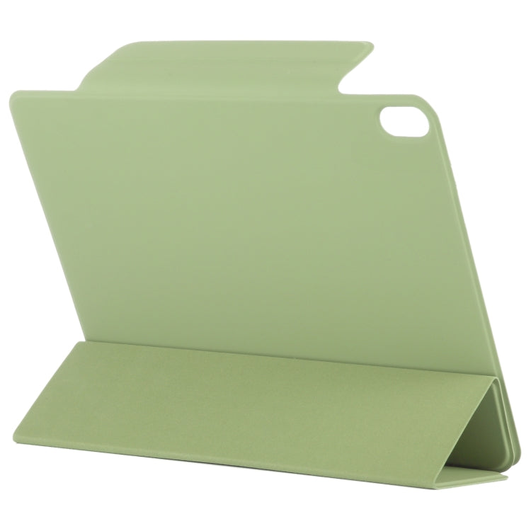 For iPad Air 11 2024 Double-sided Clip Fixed Buckle Magnetic PU Leather Smart Tablet Case(Grass Green) - iPad Air 11 2024 Cases by PMC Jewellery | Online Shopping South Africa | PMC Jewellery | Buy Now Pay Later Mobicred