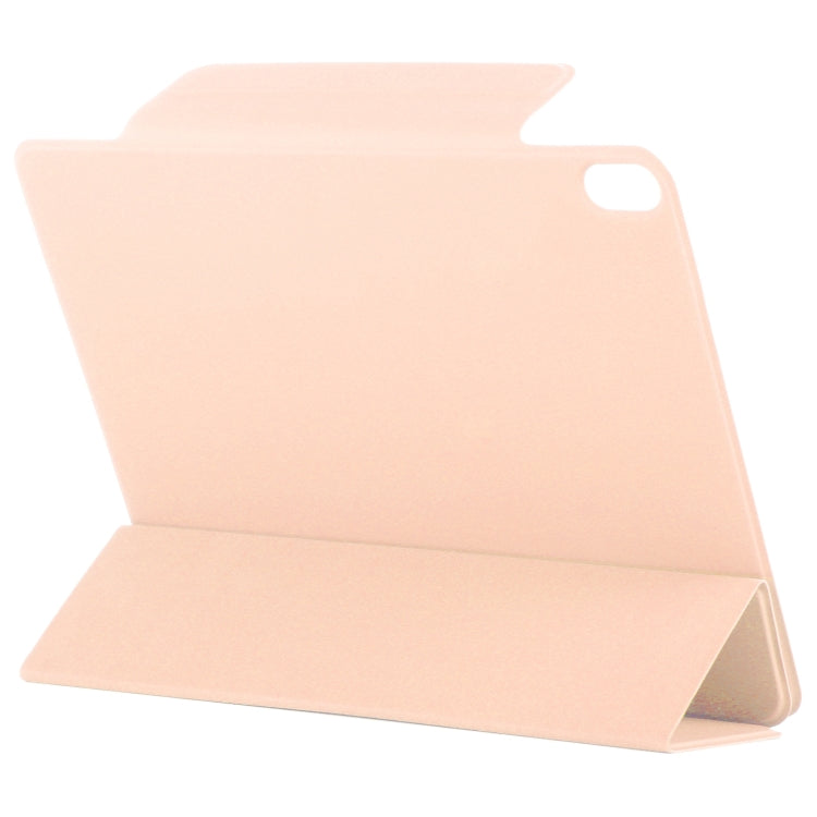 For iPad Air 11 2025 / 2024 Double-sided Clip Fixed Buckle Magnetic PU Leather Smart Tablet Case(Gold) - iPad Air 11 2025 / 2024 Cases by PMC TechLife | Online Shopping South Africa | PMC TechLife | Buy Now Pay Later Mobicred