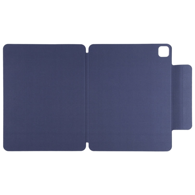 For iPad Pro 11 2024 Double-sided Clip Fixed Buckle Magnetic PU Leather Smart Tablet Case(Dark Blue) - iPad Pro 11 2024 Cases by PMC Jewellery | Online Shopping South Africa | PMC Jewellery | Buy Now Pay Later Mobicred