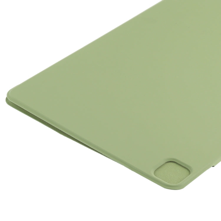 For iPad Pro 11 2024 Double-sided Clip Fixed Buckle Magnetic PU Leather Smart Tablet Case(Grass Green) - iPad Pro 11 2024 Cases by PMC Jewellery | Online Shopping South Africa | PMC Jewellery | Buy Now Pay Later Mobicred