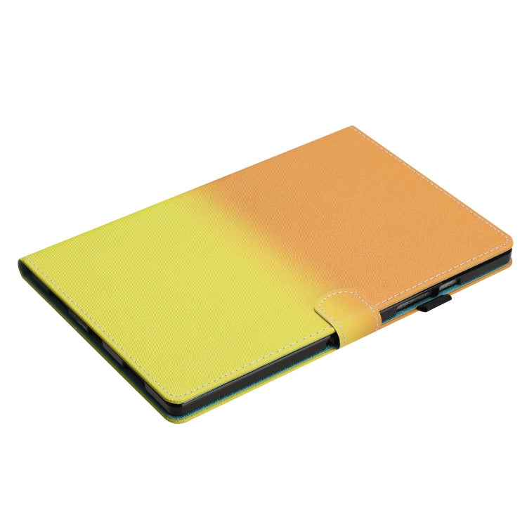 For iPad Pro 11 2024 Stitching Gradient Smart Leather Tablet Case(Orange Yellow) - iPad Pro 11 2024 Cases by PMC Jewellery | Online Shopping South Africa | PMC Jewellery | Buy Now Pay Later Mobicred