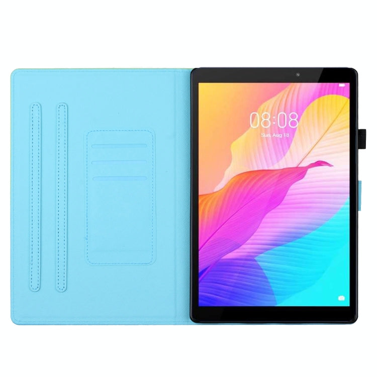 For iPad Pro 11 2024 Stitching Gradient Smart Leather Tablet Case(Blue Orange) - iPad Pro 11 2024 Cases by PMC Jewellery | Online Shopping South Africa | PMC Jewellery | Buy Now Pay Later Mobicred