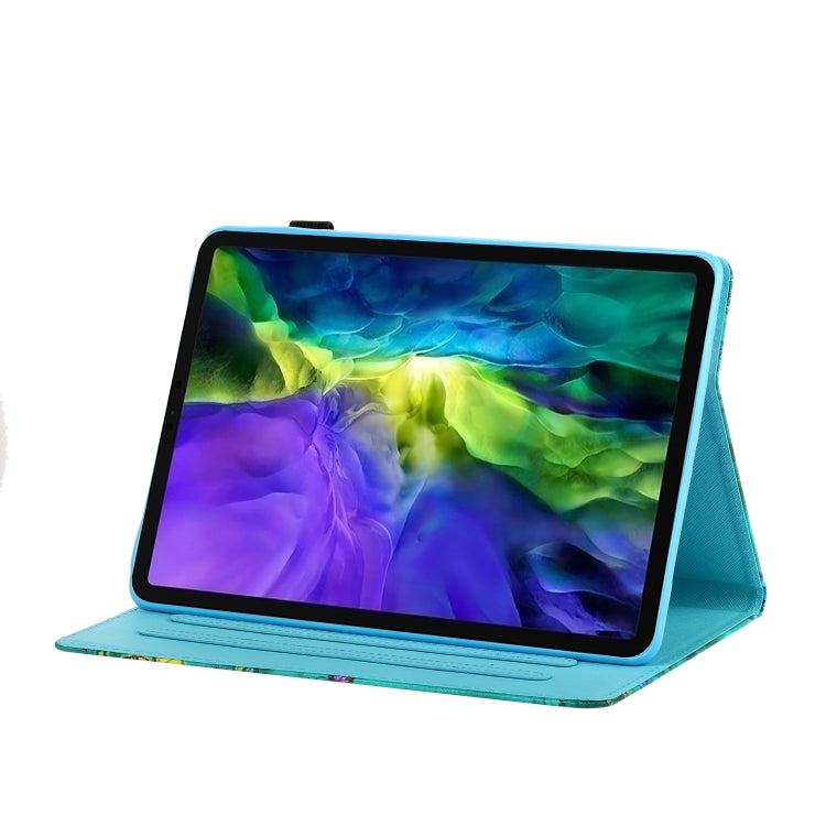 For iPad Pro 11 2024 Coloured Drawing Stitching Smart Leather Tablet Case(Night Cat) - iPad Pro 11 2024 Cases by PMC TechLife | Online Shopping South Africa | PMC TechLife | Buy Now Pay Later Mobicred