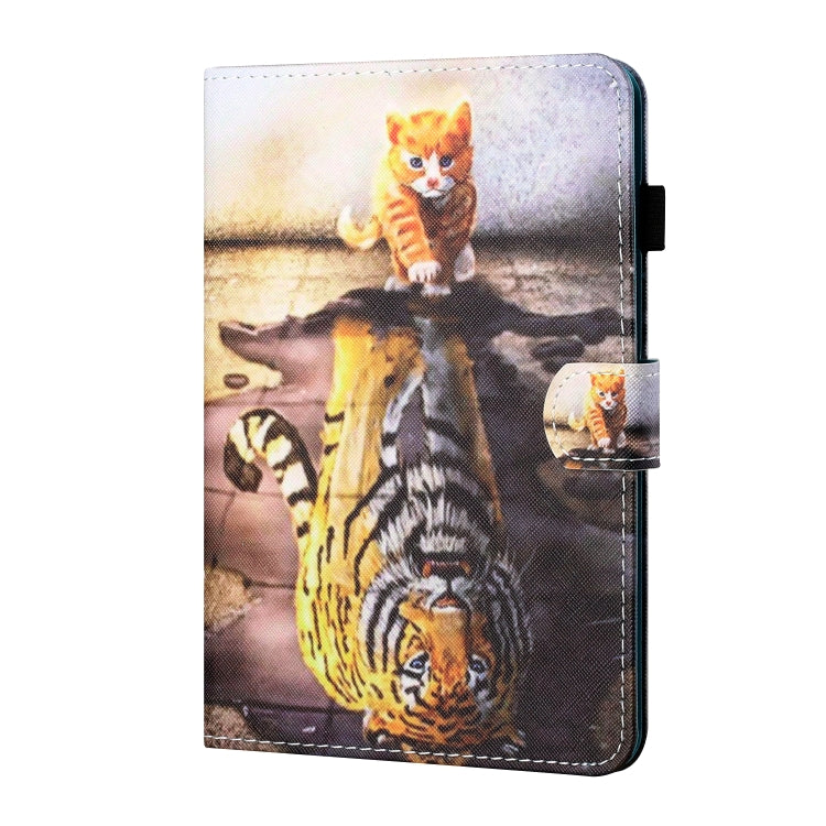 For iPad Pro 11 2024 Coloured Drawing Stitching Smart Leather Tablet Case(Cat and Tiger) - iPad Pro 11 2024 Cases by PMC Jewellery | Online Shopping South Africa | PMC Jewellery | Buy Now Pay Later Mobicred