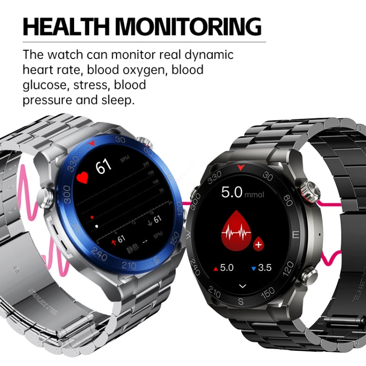 WS-20 1.43 inch IP67 Sport Smart Watch Support Bluetooth Call / Sleep / Blood Oxygen / Heart Rate / Blood Pressure Health Monitor, Steel Strap(Silver) - Smart Watches by PMC Jewellery | Online Shopping South Africa | PMC Jewellery | Buy Now Pay Later Mobicred