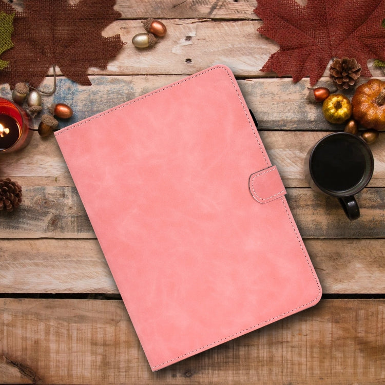 For iPad Pro 11 2024 Cowhide Texture Tablet Leather Smart Case(Rose Gold) - iPad Pro 11 2024 Cases by PMC Jewellery | Online Shopping South Africa | PMC Jewellery | Buy Now Pay Later Mobicred