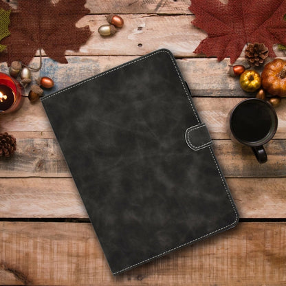 For iPad Pro 11 2024 Cowhide Texture Tablet Leather Smart Case(Grey) - iPad Pro 11 2024 Cases by PMC Jewellery | Online Shopping South Africa | PMC Jewellery | Buy Now Pay Later Mobicred