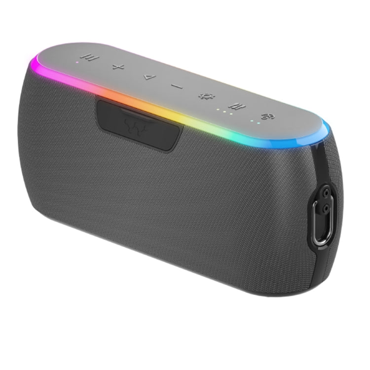 Xdobo X8 III BT5.3 IPX7 Wireless Speaker with RGB Light, Support Bluetooth/TF Card/USB/AUX(Grey) - Desktop Speaker by XDOBO | Online Shopping South Africa | PMC Jewellery | Buy Now Pay Later Mobicred