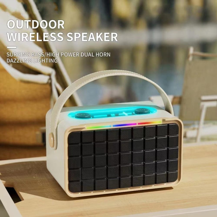 NewRixing NR8801 15W Portable Outdoor Bluetooth Speaker TWS Stereo Speaker(Black) - free shipping - PMC Jewellery - Order now!