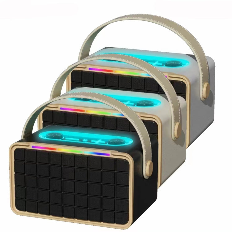 NewRixing NR8801 15W Portable Outdoor Bluetooth Speaker TWS Stereo Speaker(khaki) - Desktop Speaker by NewRixing | Online Shopping South Africa | PMC Jewellery | Buy Now Pay Later Mobicred