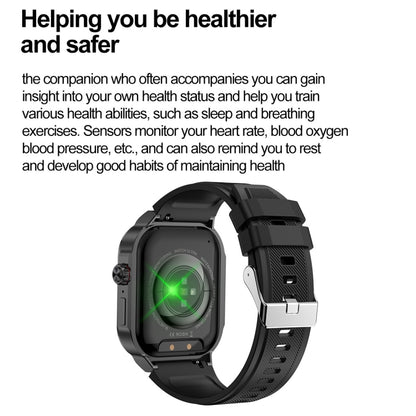 G40S 2.06 inch IP67 BT5.2 Sport Smart Watch, Support Bluetooth Call / Sleep / Blood Oxygen / Heart Rate / Blood Pressure Health Monitor(Black) - Smart Watches by PMC Jewellery | Online Shopping South Africa | PMC Jewellery | Buy Now Pay Later Mobicred