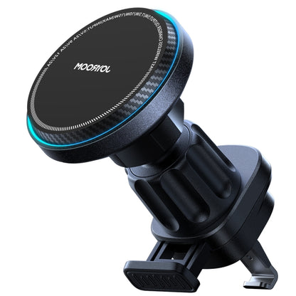 JOYROOM JR-ZS387 Cooling Fan Magnetic Car Wireless Charger Holder(Black) - Wireless Charger Holders by JOYROOM | Online Shopping South Africa | PMC Jewellery | Buy Now Pay Later Mobicred