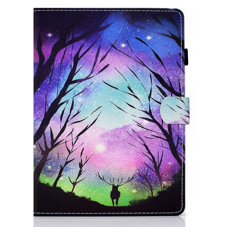 For iPad Pro 11 2024 Painted Stitching Smart Leather Tablet Case(Starry Deer) - iPad Pro 11 2024 Cases by PMC Jewellery | Online Shopping South Africa | PMC Jewellery | Buy Now Pay Later Mobicred