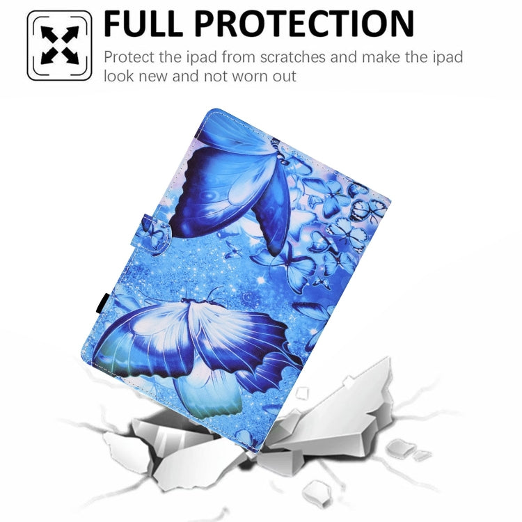 For iPad Pro 11 2024 Painted Stitching Smart Leather Tablet Case(Butterflies) - iPad Pro 11 2024 Cases by PMC Jewellery | Online Shopping South Africa | PMC Jewellery | Buy Now Pay Later Mobicred