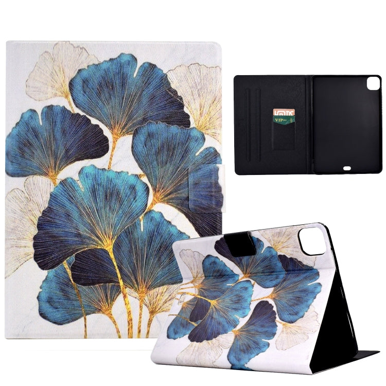 For iPad Pro 11 2024 Colored Drawing Smart Leather Tablet Case(Leaf) - iPad Pro 11 2024 Cases by PMC Jewellery | Online Shopping South Africa | PMC Jewellery | Buy Now Pay Later Mobicred