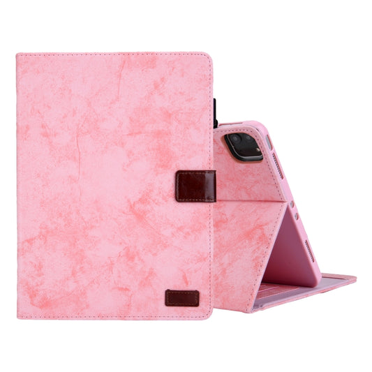 For iPad Pro 11 2024 Cloth Texture Leather Tablet Case(Pink) - iPad Pro 11 2024 Cases by PMC Jewellery | Online Shopping South Africa | PMC Jewellery | Buy Now Pay Later Mobicred