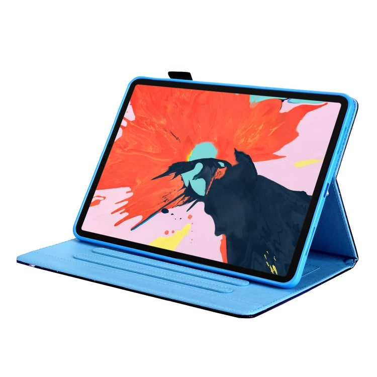 For iPad Pro 11 2024 Colored Drawing Leather Smart Tablet Case(Golden Butterfly) - iPad Pro 11 2024 Cases by PMC TechLife | Online Shopping South Africa | PMC TechLife | Buy Now Pay Later Mobicred
