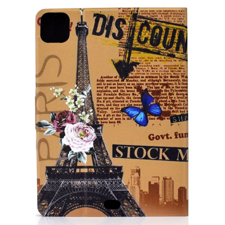 For iPad Pro 11 2024 Voltage Colored Drawing Smart Leather Tablet Case(Eiffel Tower) - iPad Pro 11 2024 Cases by PMC Jewellery | Online Shopping South Africa | PMC Jewellery | Buy Now Pay Later Mobicred