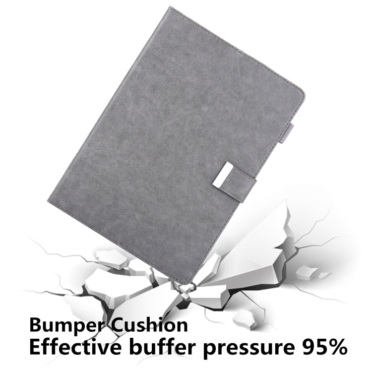 For iPad Pro 11 2024 Business Style Horizontal Flip Leather Smart Tablet Case with Holder(Grey) - iPad Pro 11 2024 Cases by PMC TechLife | Online Shopping South Africa | PMC TechLife | Buy Now Pay Later Mobicred