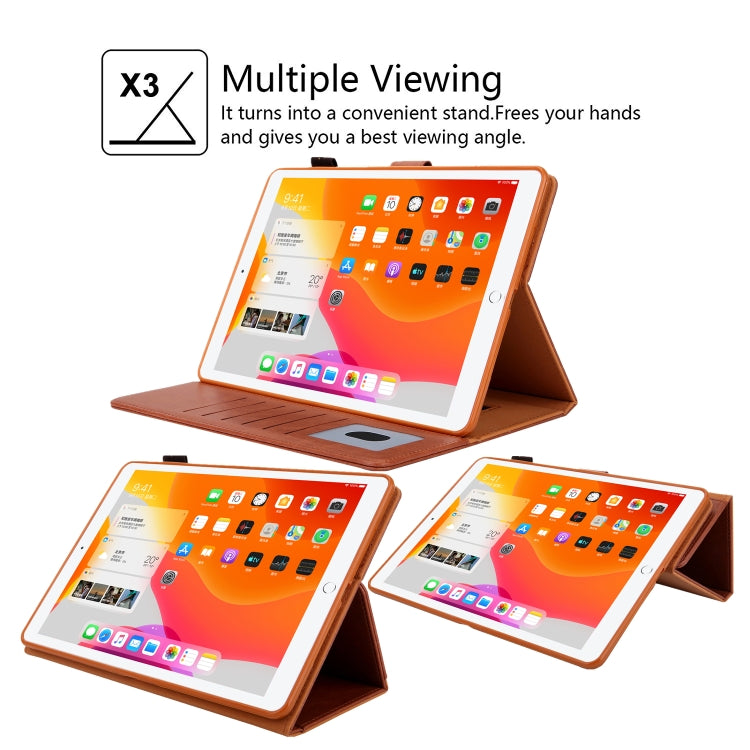 For iPad Pro 11 2024 Business Style Horizontal Flip Leather Smart Tablet Case with Holder(Brown) - iPad Pro 11 2024 Cases by PMC Jewellery | Online Shopping South Africa | PMC Jewellery | Buy Now Pay Later Mobicred