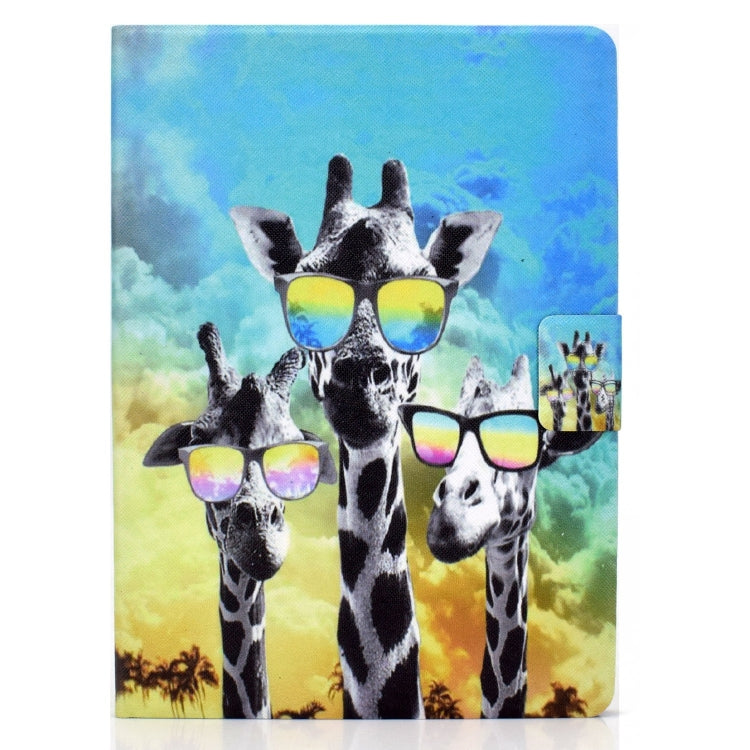 For iPad Pro 11 2024 Voltage Colored Drawing Smart Leather Tablet Case(Glasses Giraffe) - iPad Pro 11 2024 Cases by PMC Jewellery | Online Shopping South Africa | PMC Jewellery | Buy Now Pay Later Mobicred