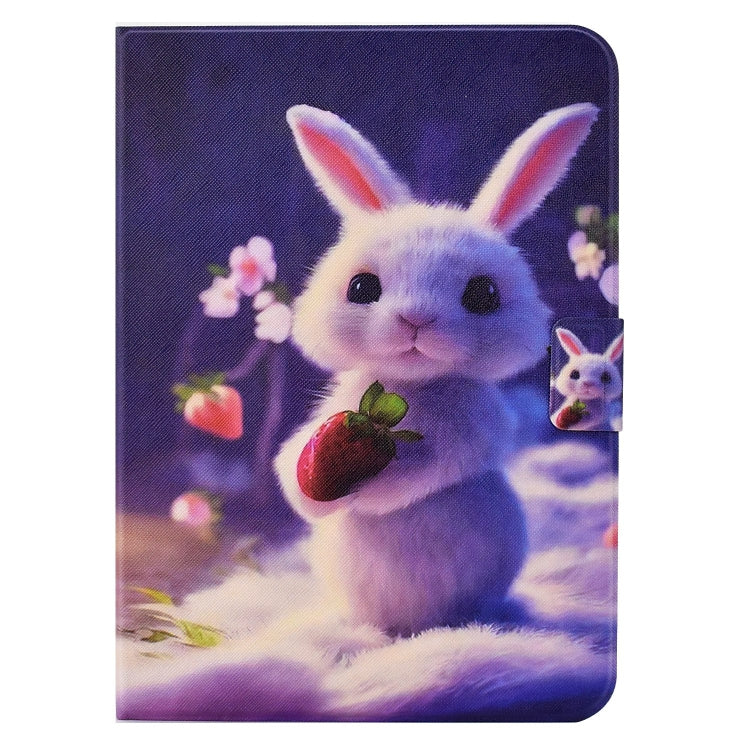 For iPad Pro 11 2024 Voltage Colored Drawing Smart Leather Tablet Case(Strawberry Bunny) - iPad Pro 11 2024 Cases by PMC Jewellery | Online Shopping South Africa | PMC Jewellery | Buy Now Pay Later Mobicred