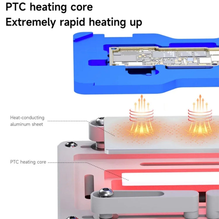 Mechanic Heat Air Intelligent Motherboard Layered Desoldering Station For iPhone X-15 Series, EU Plug - Separation Equipment by MECHANIC | Online Shopping South Africa | PMC Jewellery