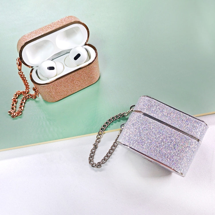 For AirPods 3 Cylindrical Glitter Leather Texture Bluetooth Earphone Protective Case(Black) - free shipping - PMC Jewellery - Order now!