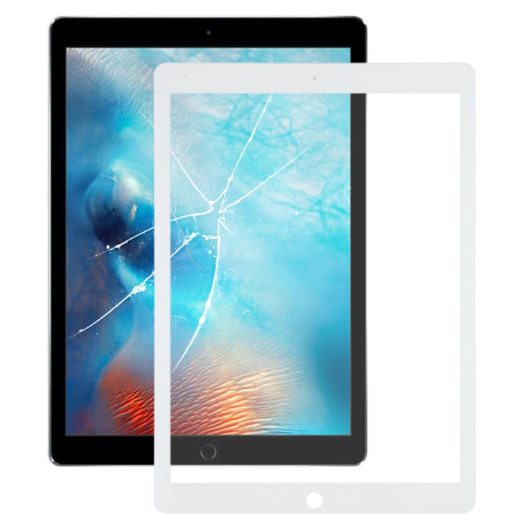 For iPad Pro 12.9 2015 Front Screen Outer Glass Lens with OCA Optically Clear Adhesive(White) - 12.9 inch by PMC Jewellery | Online Shopping South Africa | PMC Jewellery | Buy Now Pay Later Mobicred