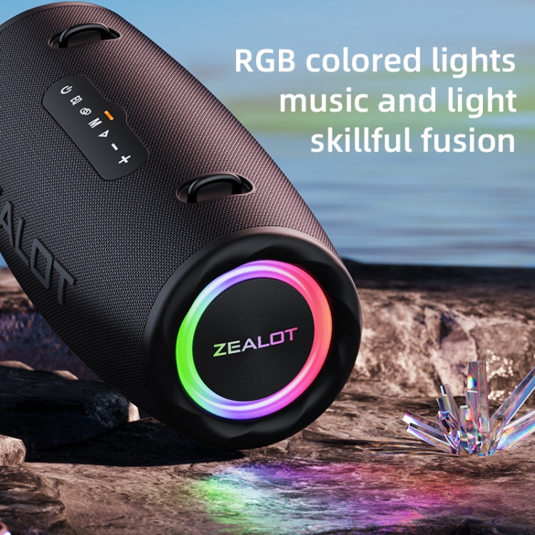 Zealot S87 80W Portable Outdoor Bluetooth Speaker with RGB Light(Camouflage) - Waterproof Speaker by ZEALOT | Online Shopping South Africa | PMC Jewellery | Buy Now Pay Later Mobicred