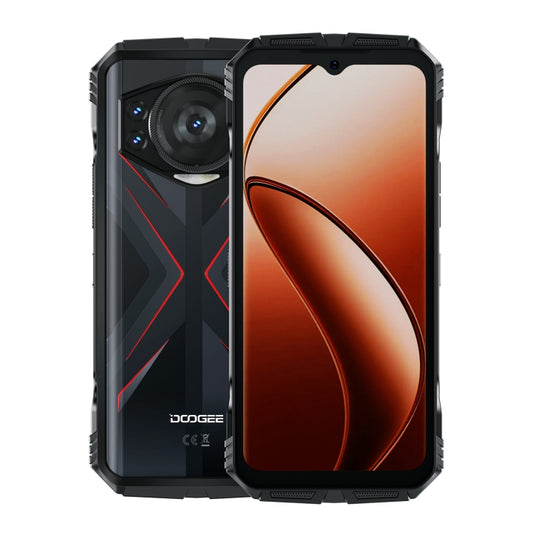 [HK Warehouse] DOOGEE S118 Rugged Phone, 8GB+512GB, 6.58 inch Android 14 MediaTek Helio G99 Octa Core, Network: 4G, OTG, NFC(Black Red) - DOOGEE by DOOGEE | Online Shopping South Africa | PMC Jewellery | Buy Now Pay Later Mobicred