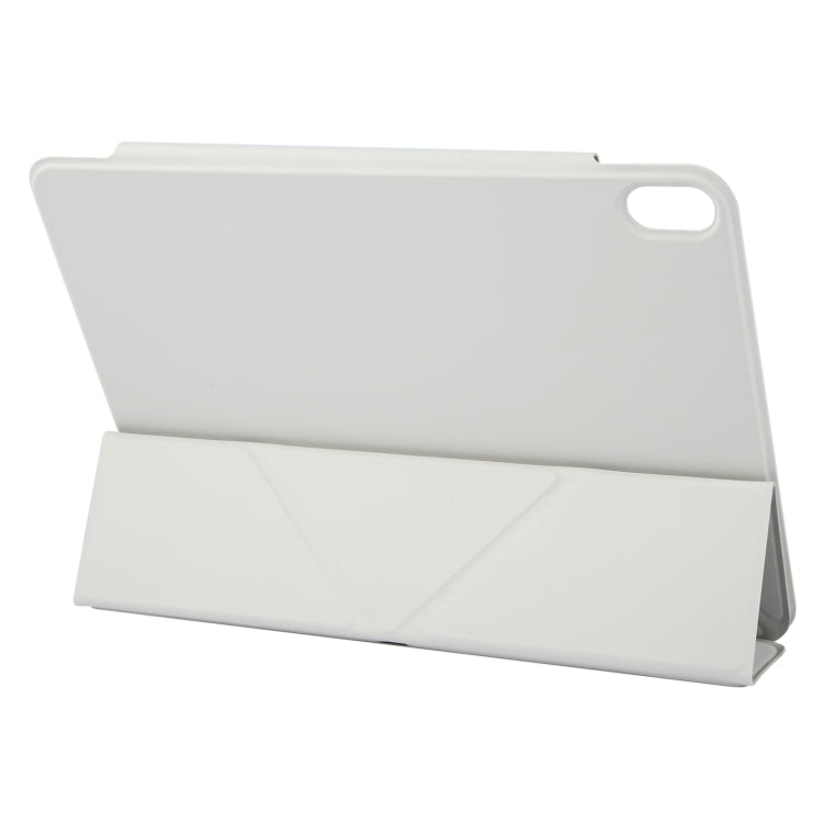 For iPad Air 13 2024 Y-Shape Double-sided Clip Magnetic Smart Tablet Case(Light Grey) - iPad Air 13 2024 Cases by PMC Jewellery | Online Shopping South Africa | PMC Jewellery | Buy Now Pay Later Mobicred