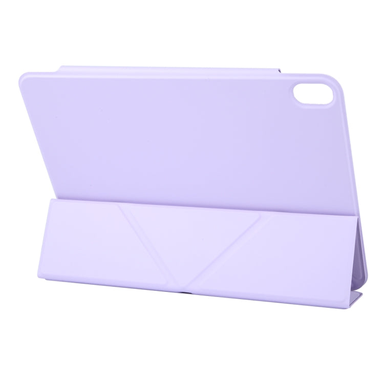 For iPad Air 13 2024 Y-Shape Double-sided Clip Magnetic Smart Tablet Case(Purple) - iPad Air 13 2024 Cases by PMC Jewellery | Online Shopping South Africa | PMC Jewellery | Buy Now Pay Later Mobicred