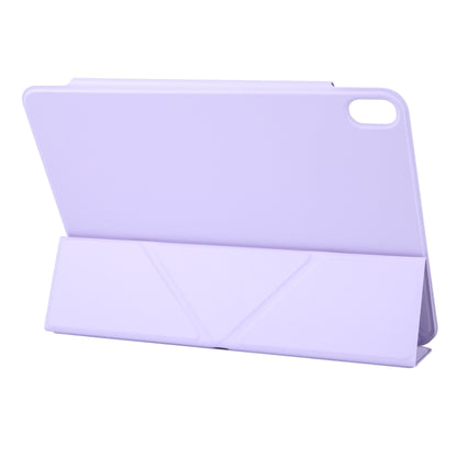 For iPad Air 13 2024 Y-Shape Double-sided Clip Magnetic Smart Tablet Case(Purple) - iPad Air 13 2024 Cases by PMC Jewellery | Online Shopping South Africa | PMC Jewellery | Buy Now Pay Later Mobicred