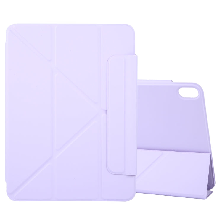 For iPad Air 11 2024 Y-Shape Double-sided Clip Magnetic Smart Tablet Case(Purple) - iPad Air 11 2024 Cases by PMC Jewellery | Online Shopping South Africa | PMC Jewellery | Buy Now Pay Later Mobicred