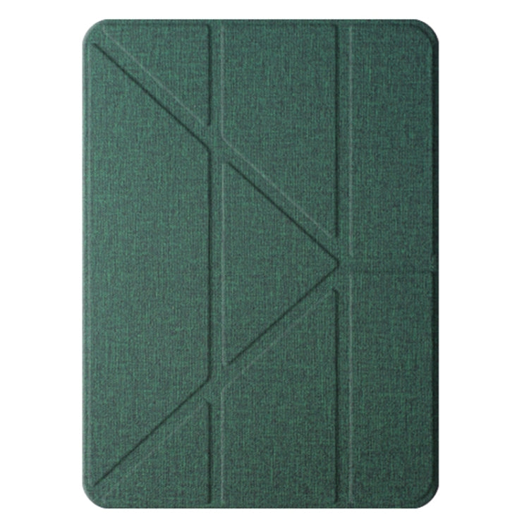 For iPad Pro 11 2024 Mutural Multi-fold Smart Leather Tablet Case(Green) - free shipping - PMC TechLife - Order now!