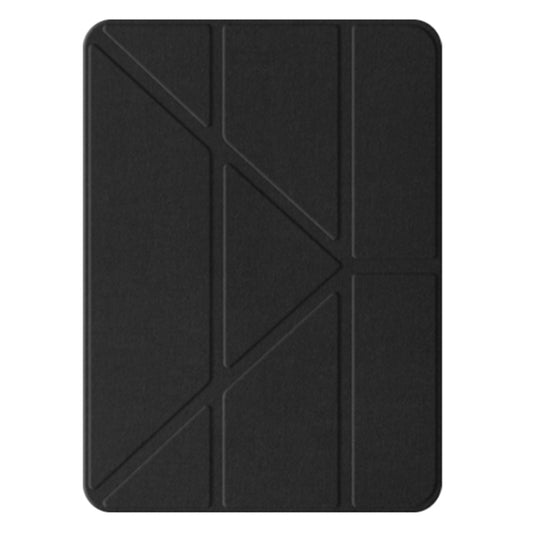 For iPad Air 13 2024 Mutural Multi-fold Smart Leather Tablet Case(Black) - iPad Air 13 2025 / 2024 Cases by Mutural | Online Shopping South Africa | PMC Jewellery | Buy Now Pay Later Mobicred