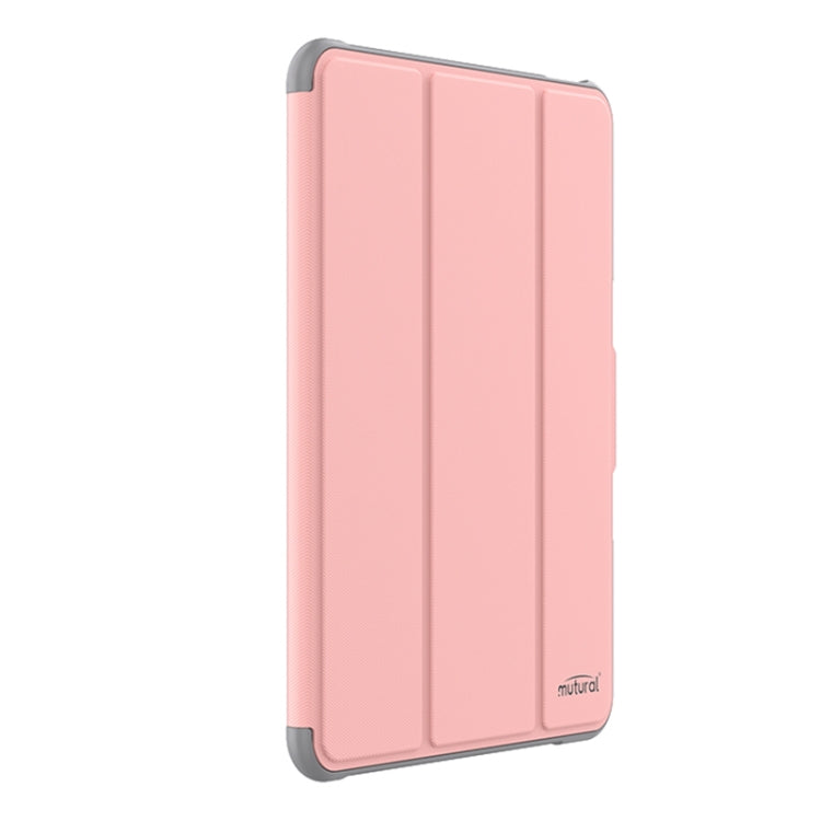 For iPad Air 11 2025 / 2024 Mutural PC Hybrid TPU Leather Smart Tablet Case(Pink) - iPad Air 11 2025 / 2024 Cases by Mutural | Online Shopping South Africa | PMC Jewellery | Buy Now Pay Later Mobicred