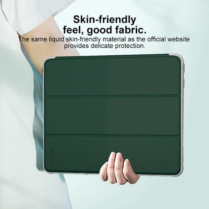 For iPad Air 13 2024 Mutural PC Hybrid TPU Leather Smart Tablet Case(Dark Green) - iPad Air 13 2024 Cases by Mutural | Online Shopping South Africa | PMC Jewellery | Buy Now Pay Later Mobicred