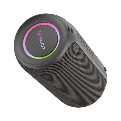 Zealot S32 Max 20W High Power Bluetooth Speaker with RGB Light(Grey) - Desktop Speaker by ZEALOT | Online Shopping South Africa | PMC Jewellery | Buy Now Pay Later Mobicred