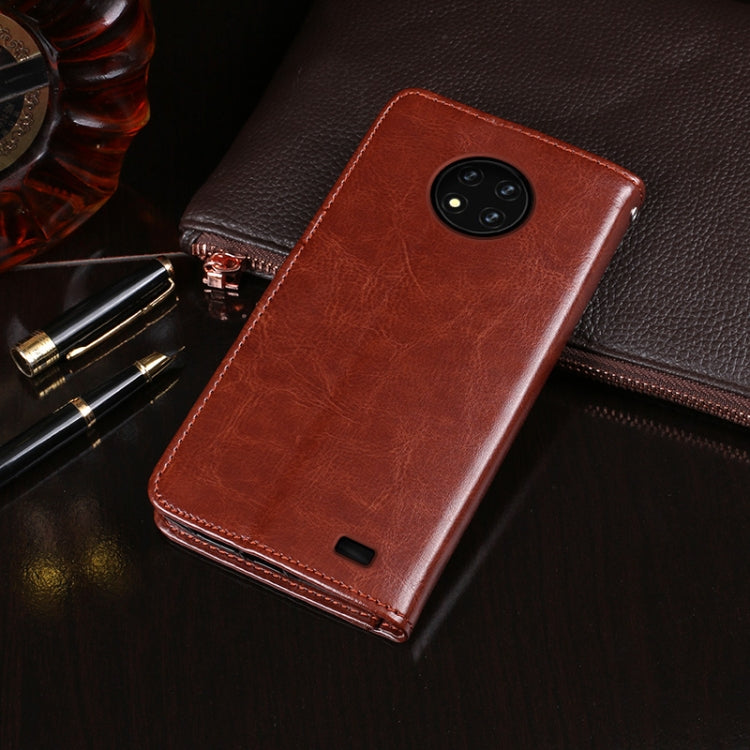 For Oukitel C19 idewei Crazy Horse Texture Horizontal Flip Leather Case with Holder & Card Slots & Wallet(Brown) - More Brand by idewei | Online Shopping South Africa | PMC Jewellery | Buy Now Pay Later Mobicred