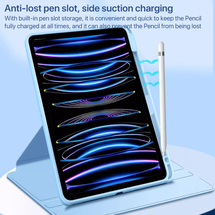 For iPad Pro 13 2024 Magnetic Split Leather Smart Tablet Case with Pen Slot(Pink) - iPad Pro 13 2024 Cases by PMC TechLife | Online Shopping South Africa | PMC TechLife | Buy Now Pay Later Mobicred