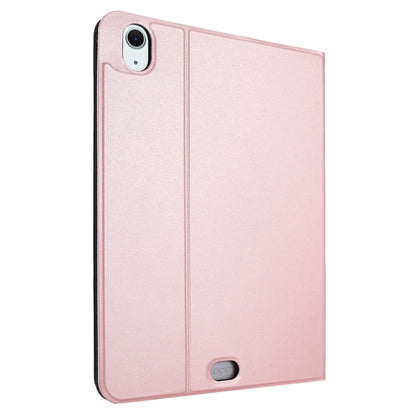 For iPad Air 11 2024 Stretch Voltage Plain Leather Smart Tablet Case(Rose Gold) - iPad Air 11 2024 Cases by PMC Jewellery | Online Shopping South Africa | PMC Jewellery | Buy Now Pay Later Mobicred