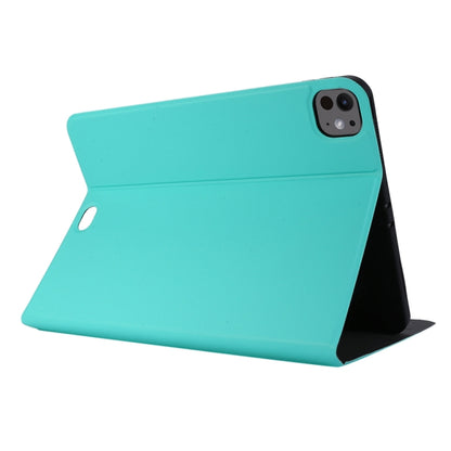 For iPad Pro 11 2024 Stretch Voltage Plain Leather Smart Tablet Case(Green) - iPad Pro 11 2024 Cases by PMC Jewellery | Online Shopping South Africa | PMC Jewellery | Buy Now Pay Later Mobicred